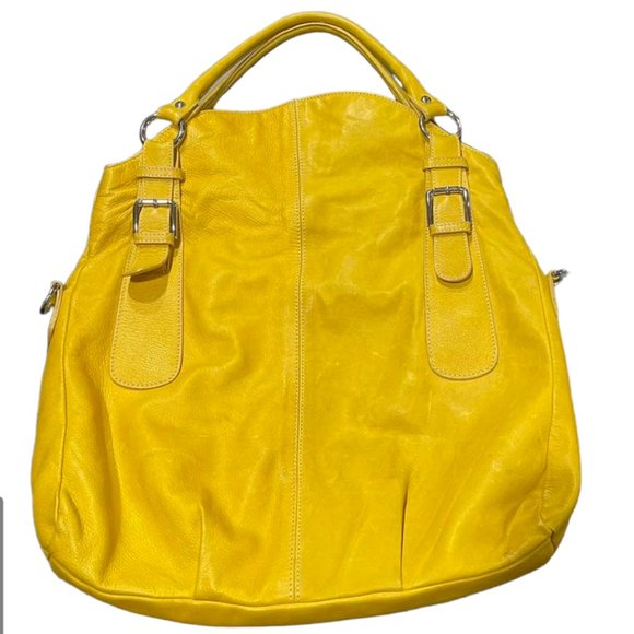 Italian Leather Tote Shoulder Strap Large Handbag Bought and Made in Italy - Picture 16 of 16